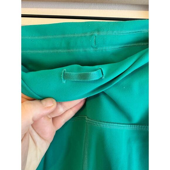 Lululemon Wunder Train Everlux High Rise Stretch Maldives Green 28” Size 14 - Picture 6 of 7
